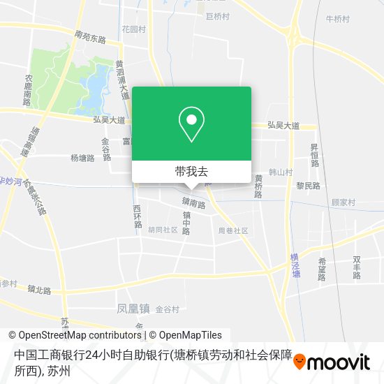 中国工商银行24小时自助银行(塘桥镇劳动和社会保障所西)地图