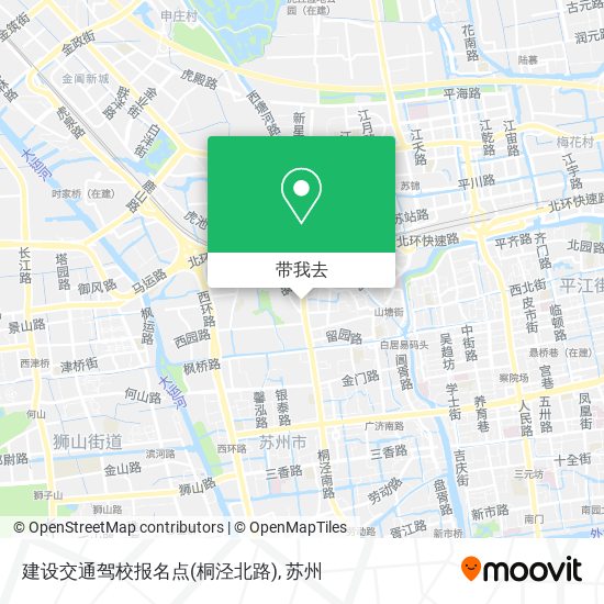 建设交通驾校报名点(桐泾北路)地图