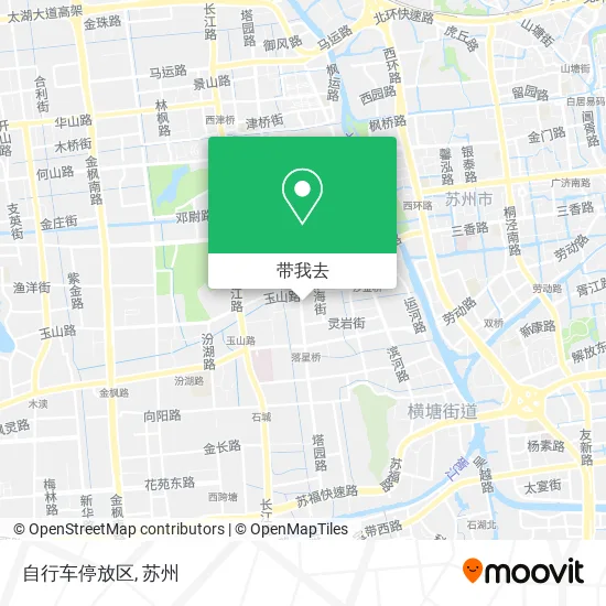 自行车停放区地图