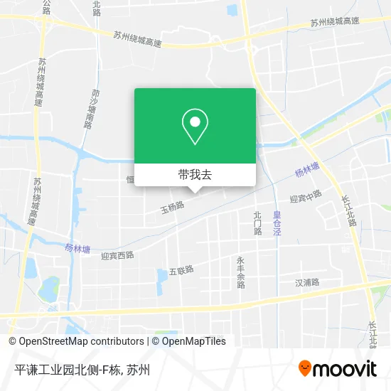 平谦工业园北侧-F栋地图