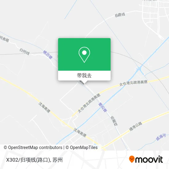 X302/归项线(路口)地图