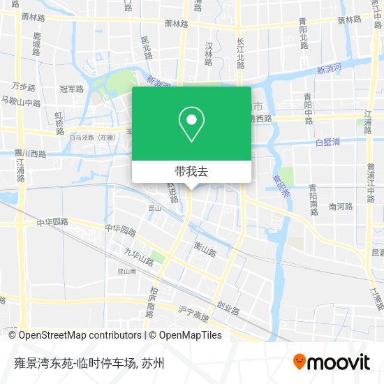雍景湾东苑-临时停车场地图