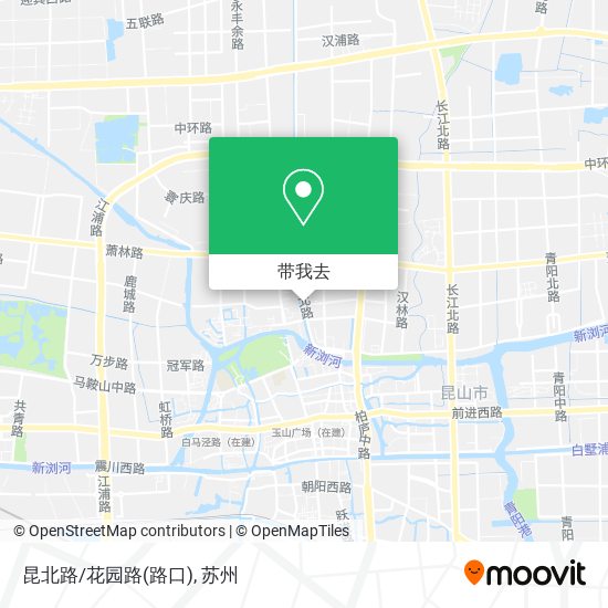 昆北路/花园路(路口)地图