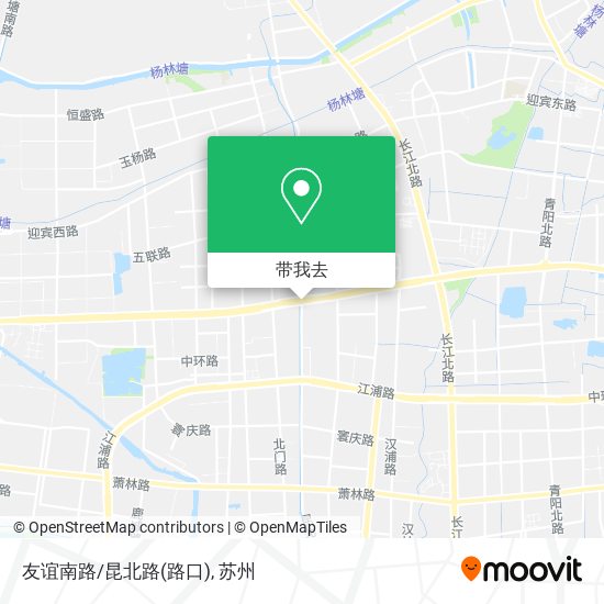 友谊南路/昆北路(路口)地图