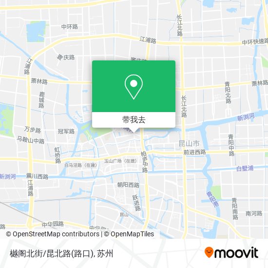 樾阁北街/昆北路(路口)地图