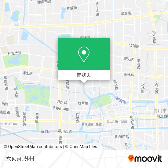 东风河地图