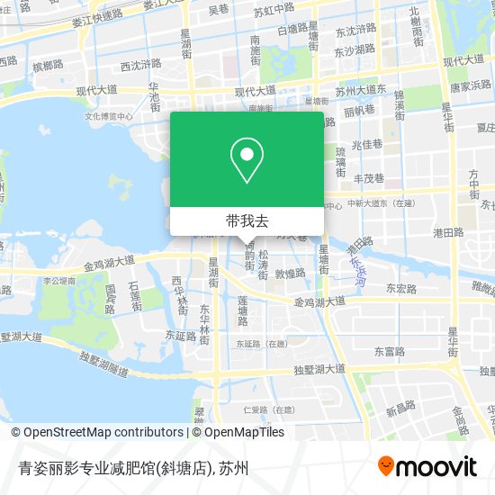 青姿丽影专业减肥馆(斜塘店)地图