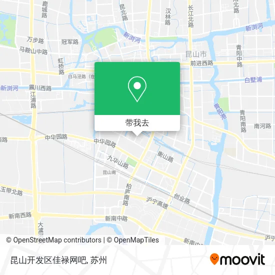 昆山开发区佳禄网吧地图