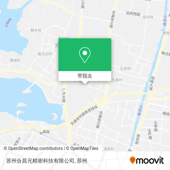 苏州合昌元精密科技有限公司地图