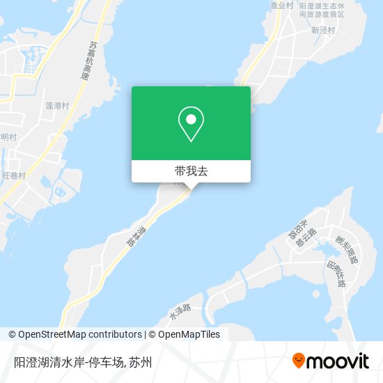 阳澄湖清水岸-停车场地图