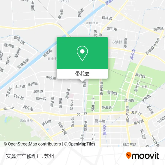 安鑫汽车修理厂地图