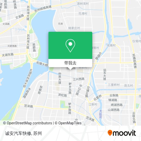 诚安汽车快修地图