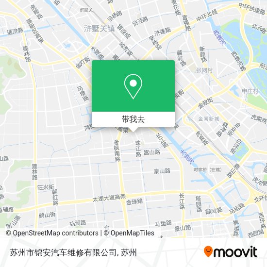 苏州市锦安汽车维修有限公司地图