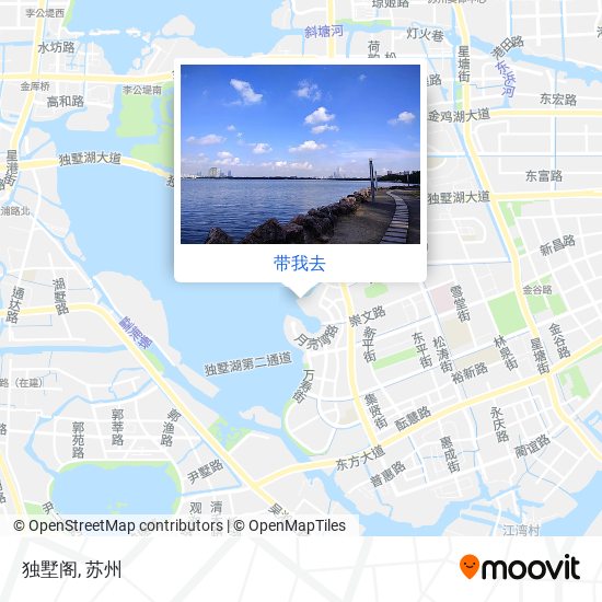 独墅阁地图
