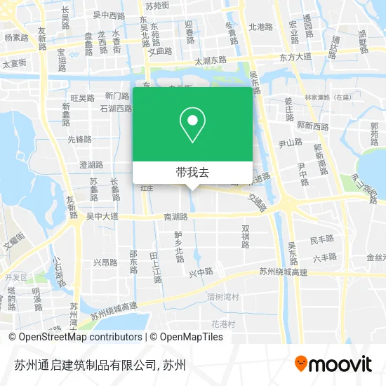 苏州通启建筑制品有限公司地图