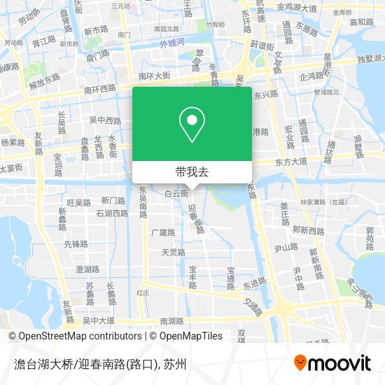 澹台湖大桥/迎春南路(路口)地图