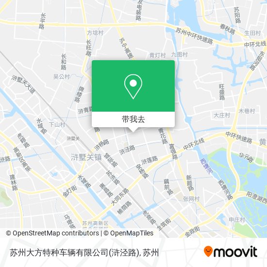 苏州大方特种车辆有限公司(浒泾路)地图