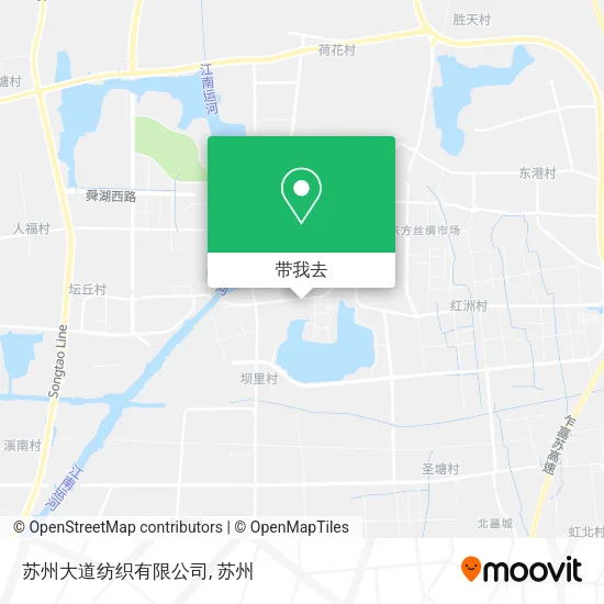 苏州大道纺织有限公司地图