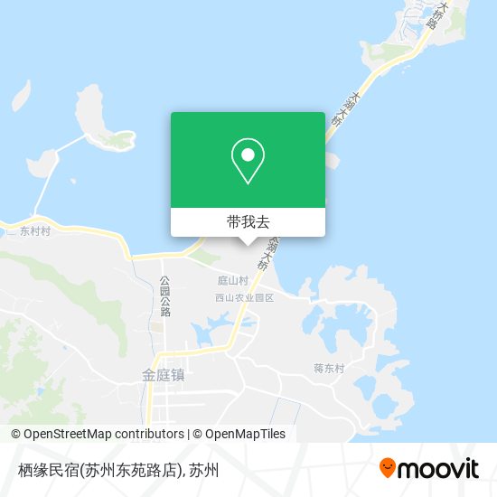 栖缘民宿(苏州东苑路店)地图