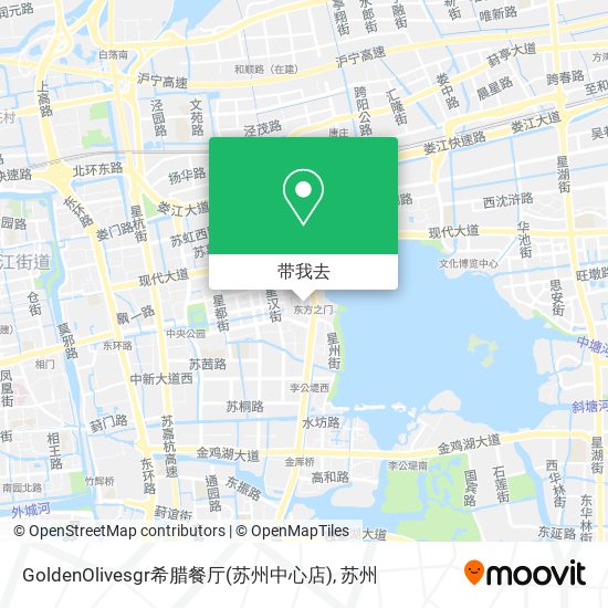 GoldenOlivesgr希腊餐厅(苏州中心店)地图