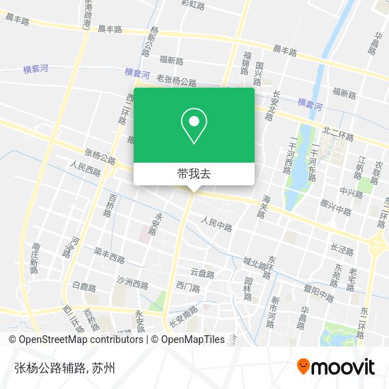 张杨公路辅路地图