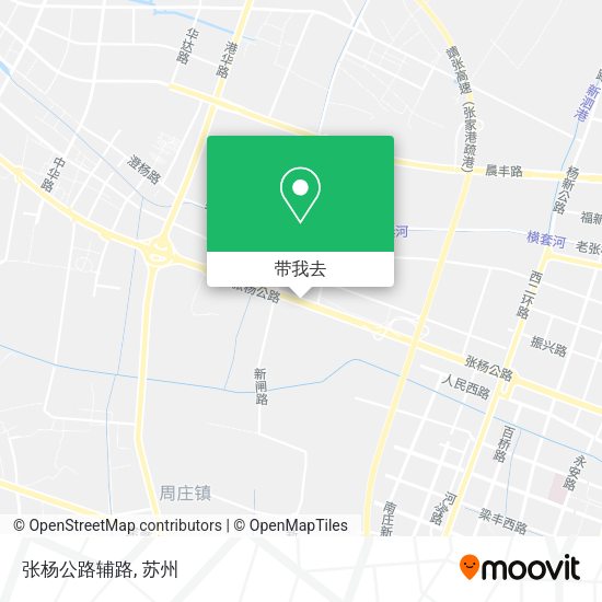 张杨公路辅路地图