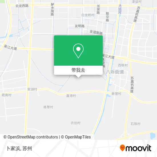 卜家浜地图
