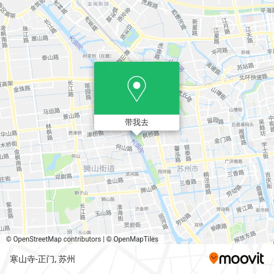 寒山寺-正门地图