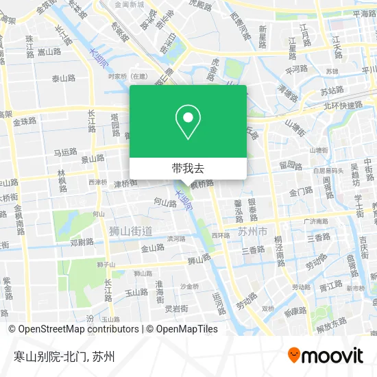 寒山别院-北门地图