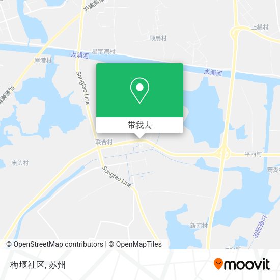 梅堰社区地图