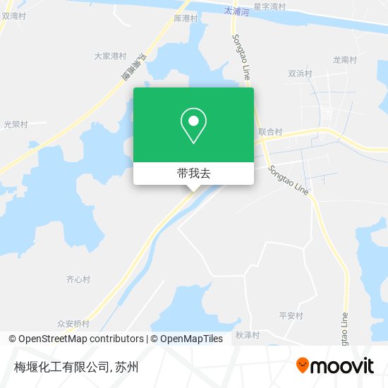 梅堰化工有限公司地图