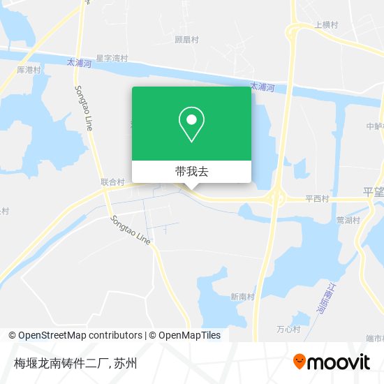 梅堰龙南铸件二厂地图