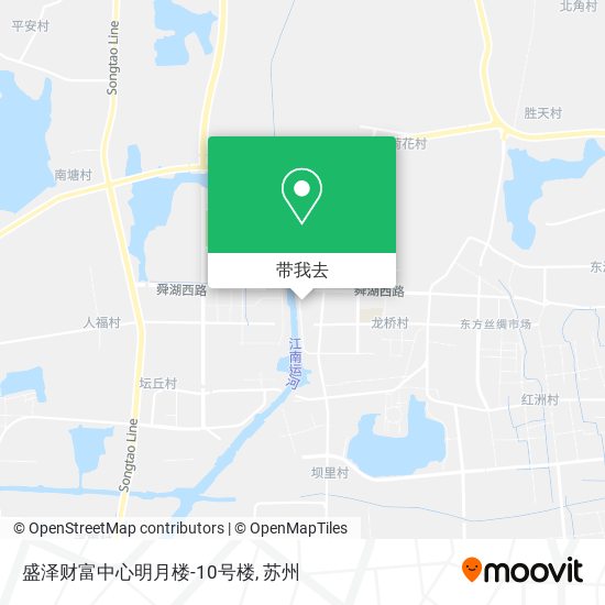 盛泽财富中心明月楼-10号楼地图