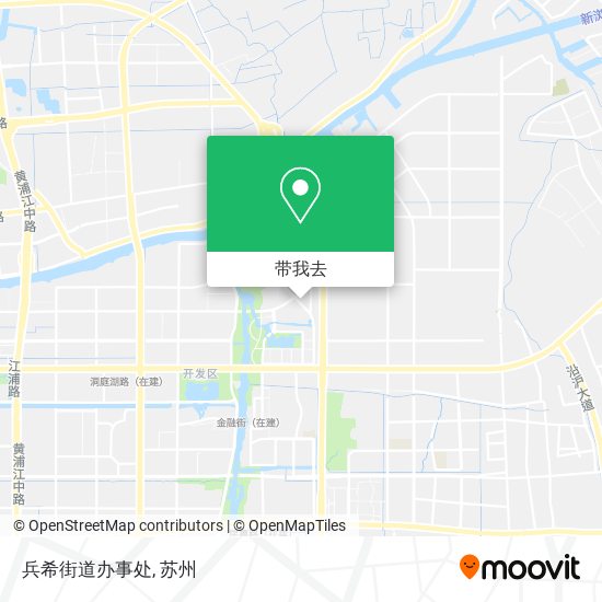 兵希街道办事处地图