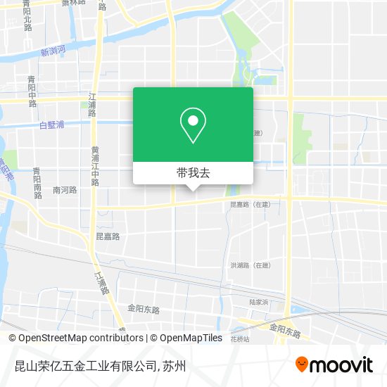 昆山荣亿五金工业有限公司地图