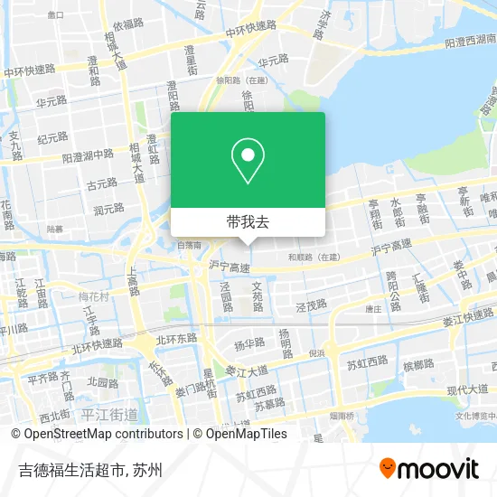 吉德福生活超市地图