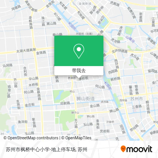 苏州市枫桥中心小学-地上停车场地图