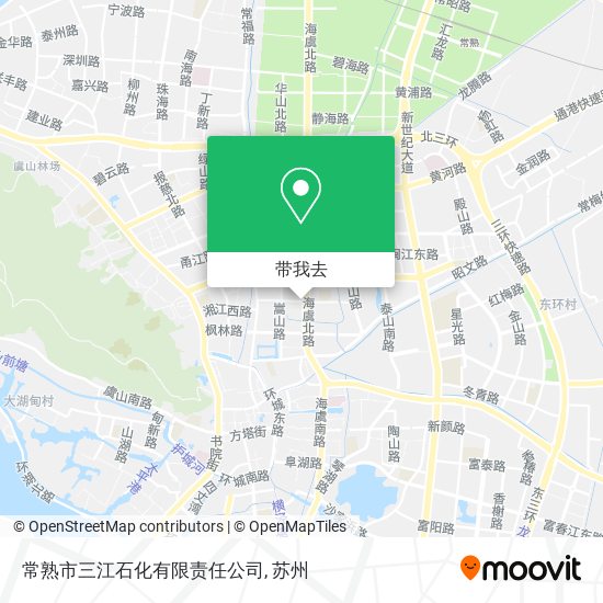 常熟市三江石化有限责任公司地图