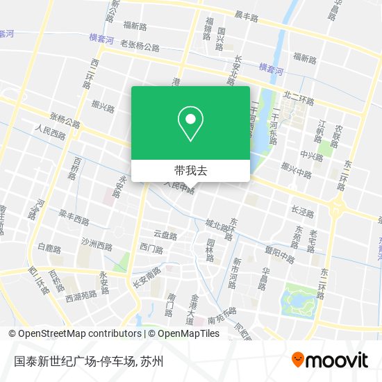 国泰新世纪广场-停车场地图