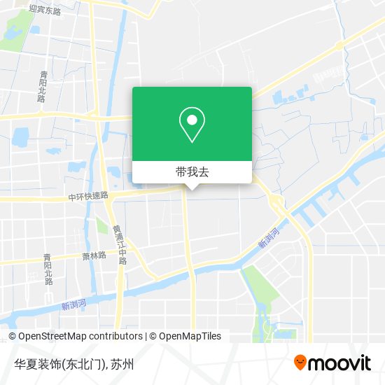 华夏装饰(东北门)地图