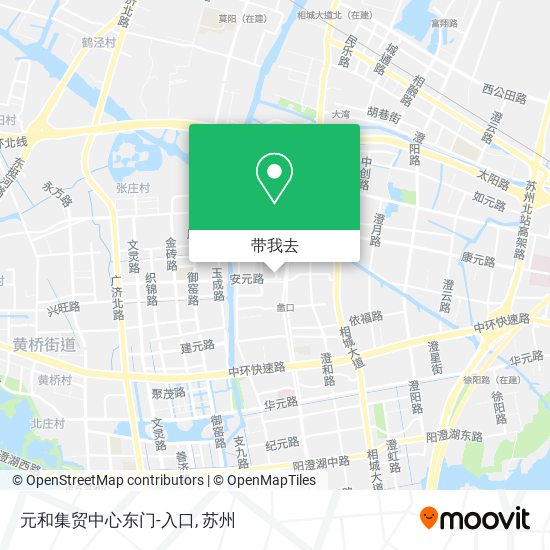 元和集贸中心东门-入口地图
