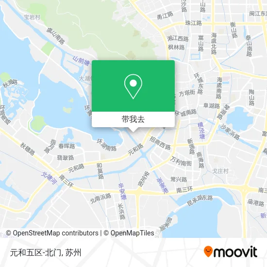 元和五区-北门地图