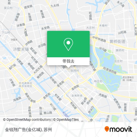 金锐翔广告(金亿城)地图