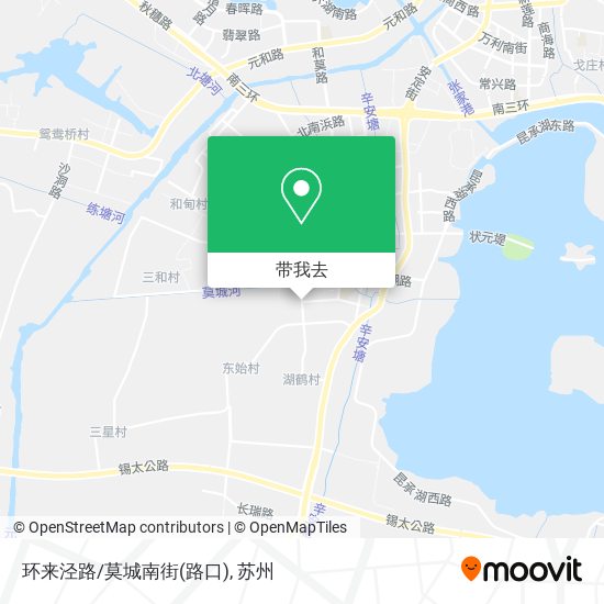 环来泾路/莫城南街(路口)地图