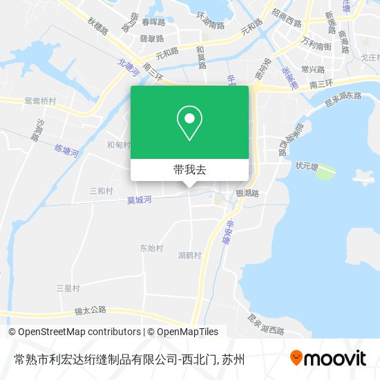 常熟市利宏达绗缝制品有限公司-西北门地图