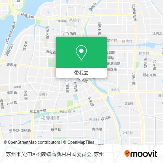苏州市吴江区松陵镇高新村村民委员会地图