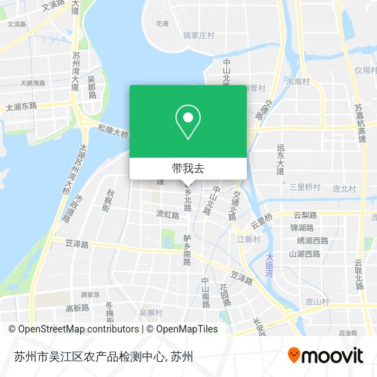 苏州市吴江区农产品检测中心地图
