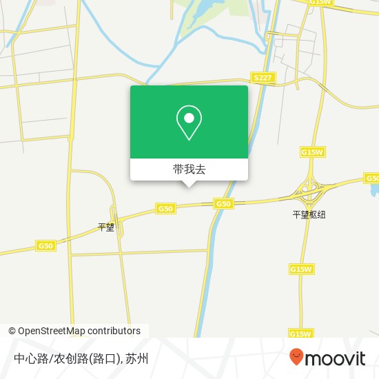 中心路/农创路(路口)地图