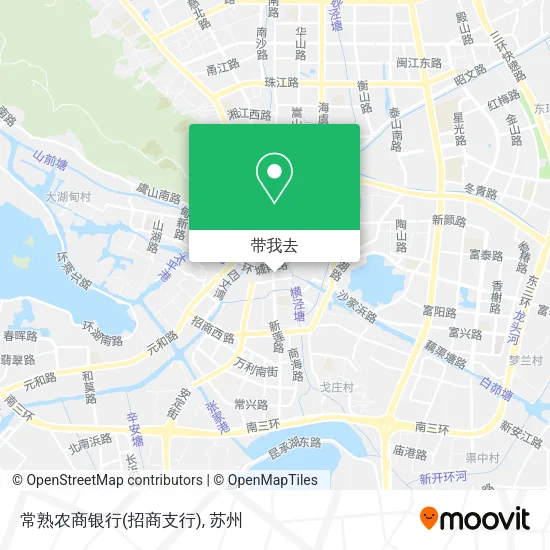 常熟农商银行(招商支行)地图
