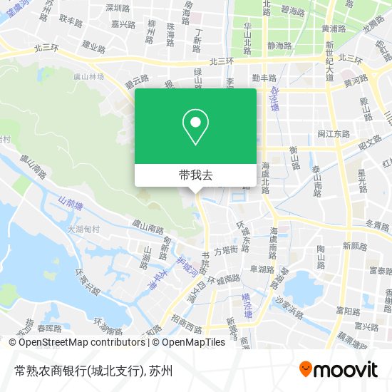 常熟农商银行(城北支行)地图